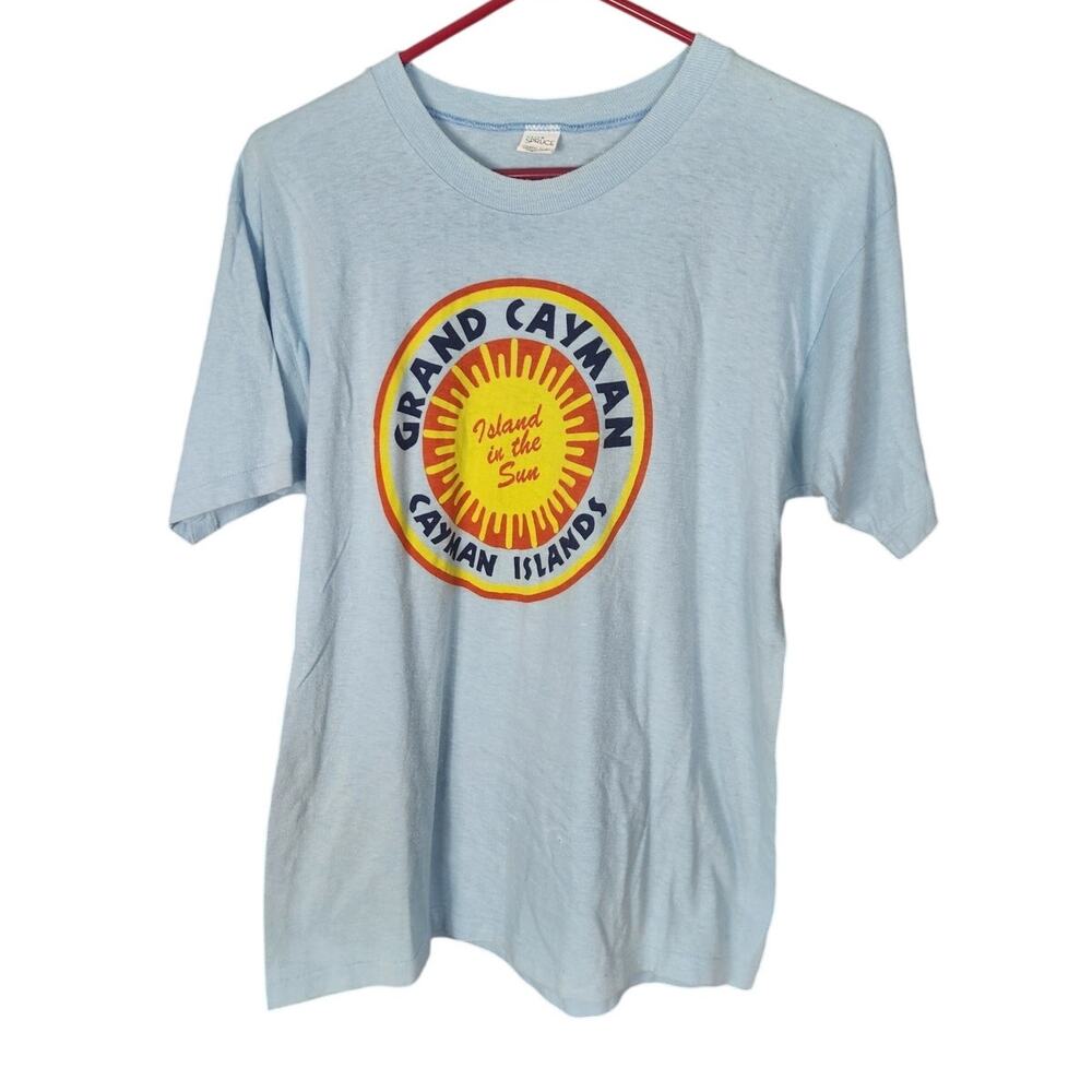 Vintage Cayman Islands T men's large